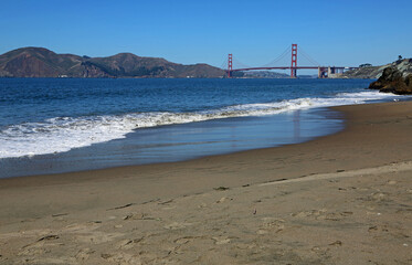 The beach on Golden Gate, San Francisco, California