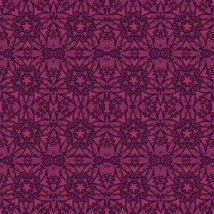 seamless tiled pattern in red colors 