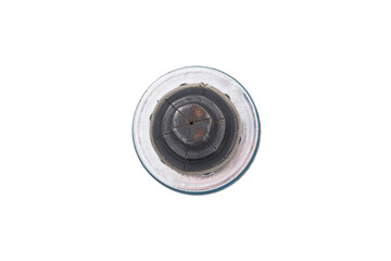 plastic pipe expansion nozzle, for hydraulic press, on white background