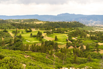 Obraz premium Mountain Golf Course