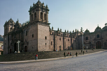 Fototapeta na wymiar Cusco Cathedral, Peru