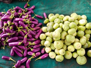 vegetables on the market