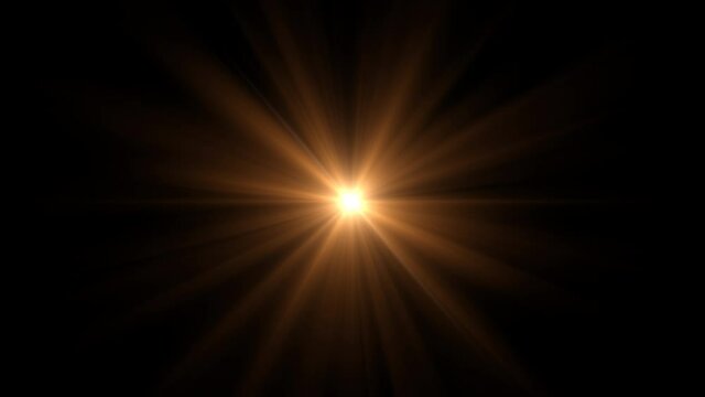 sun light lens flares art animation background
