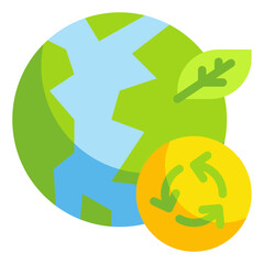 world flat icon