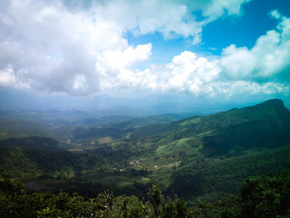 Beauty of Sri Lanka, mountains and view.