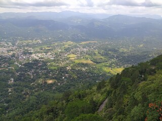 Obraz premium Mountain ranges in Sri Lanka.