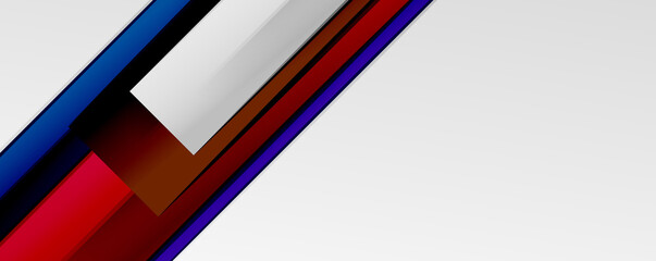 Multicolored lines background. Design template for business or technology presentations, internet posters or web brochure covers