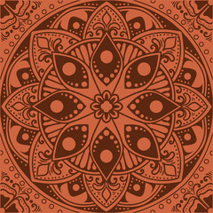 vintage beautiful mandala floral background