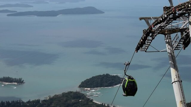 Langkawi Cable Car approaching station