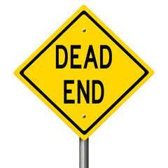 Rendering of a yellow road sign