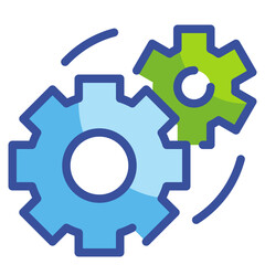cogwheel line icon