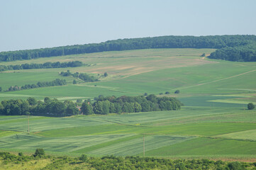 Fototapeta na wymiar Beautiful summer countryside landscape in Europe