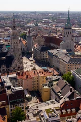 Deurstickers View of Munich from the famous Frauenkirche © skovalsky