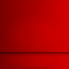 Vector image of red gradient background