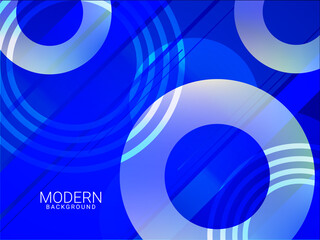Abstract geometric blue smooth stylish colorful modern pattern background