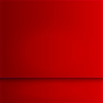 Vector image of red gradient background