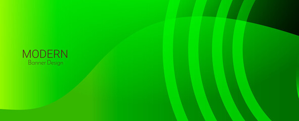 Abstract geometric colorful modern decorative green design banner pattern background