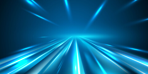 Abstract speed line background poster with dynamic. technology network Vector illustration.