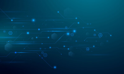 Business technology business and technology vector background