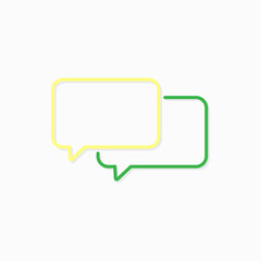 Vector, dialog box colorful. template use for text.