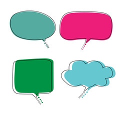 Vector, dialog box sea green tone. template use for text.