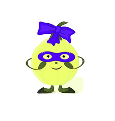 Cute pumpkin character.The funny or smile emotions vegetable for the holiday Halloween.Festive autumn decoration for October.