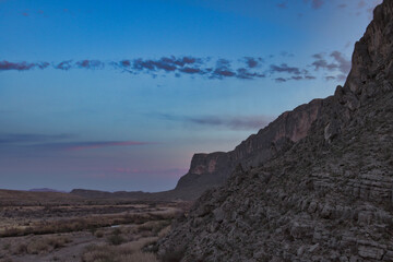 sunset in the mountains