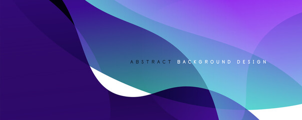 Trendy simple fluid color gradient abstract background with dynamic wave line effect. Vector Illustration For Wallpaper, Banner, Background, Card, Book Illustration, landing page