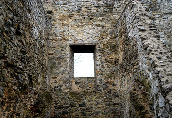 ruins of an old castle, northern croatia