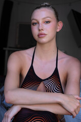 Portrait of a beautiful woman