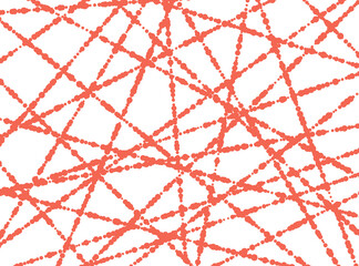 Abstract geometric pattern with stripes, lines. Modern vector background. White and pink ornament. Simple lattice graphic design