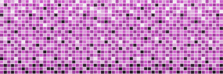 Purple mosaic texture for background or luxurious tiles floor and wallpaper decorative design..