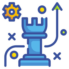 strategy line icon