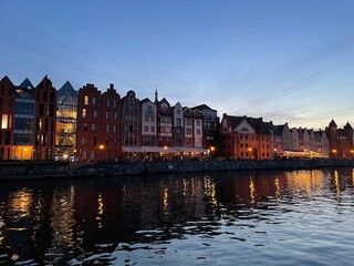 Obraz premium European architecture over canal