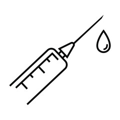 Injection icon vector set. Vaccination illustration sign collection. Vaccine symbol or logo.