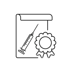 Injection icon vector set. Vaccination illustration sign collection. Vaccine symbol or logo.