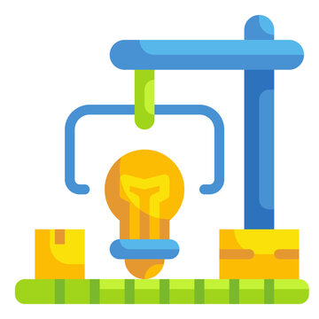 technical flat icon