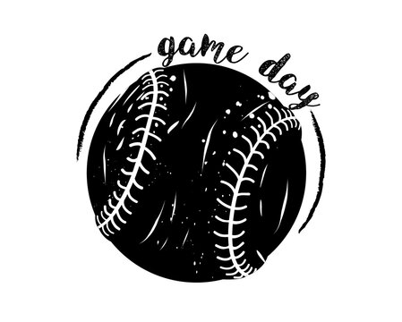 Softball Baseball Game Day Design