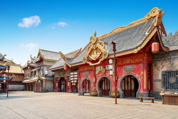 Obraz premium Chinese-style ancient architecture, Hainan, China.