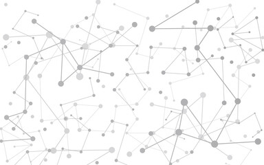 アブストラクト、モノクロのネットワークテクノロジーのイメージ
