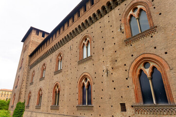 Medieval castle in Pavia, Italy