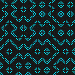 Abstract Geometric Pattern generative computational art illustration