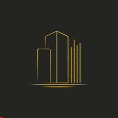 Obraz premium Real Estate Logo Design Template For Business and Company
