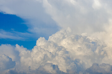 blue sky with clouds