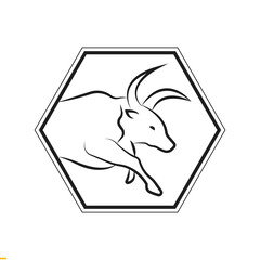 Animal Logo Design Template For Business And Company.