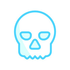 Illustration Vector Graphic of Skull icon