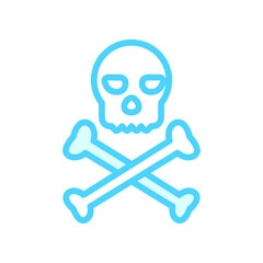 Illustration Vector Graphic of Skull icon