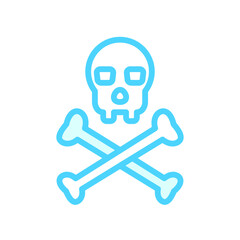 Illustration Vector Graphic of Skull icon