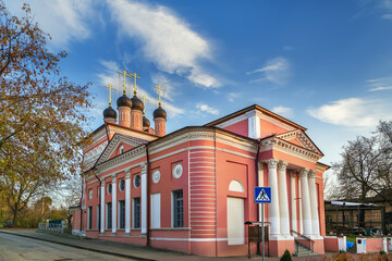 Fototapeta na wymiar Cathedral of George the Victorious, Kaluga, Russia