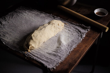 Original Austrian Food Apple Strudel, Apfelstrudel